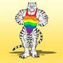 Fanart - Ted Umbrich the Tiger, Rainbow suit