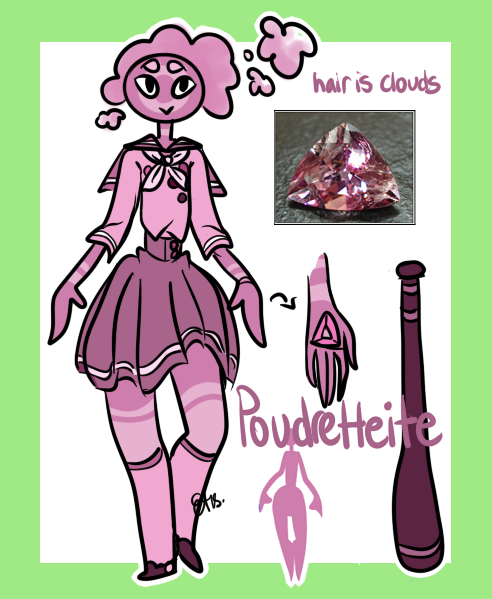 Poudretteite custom gem