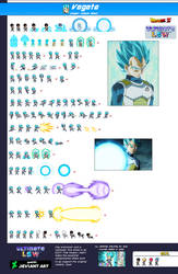 Super Saiyan Blue Vegeta Whis - ULSW Sprite Sheet