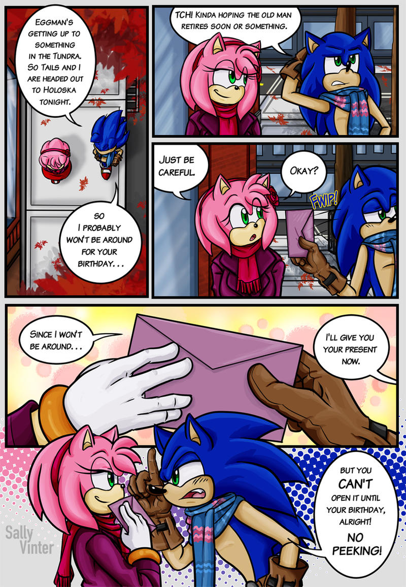Pen Pals - Sonic x Amy (Sonamy) Comic Dub 