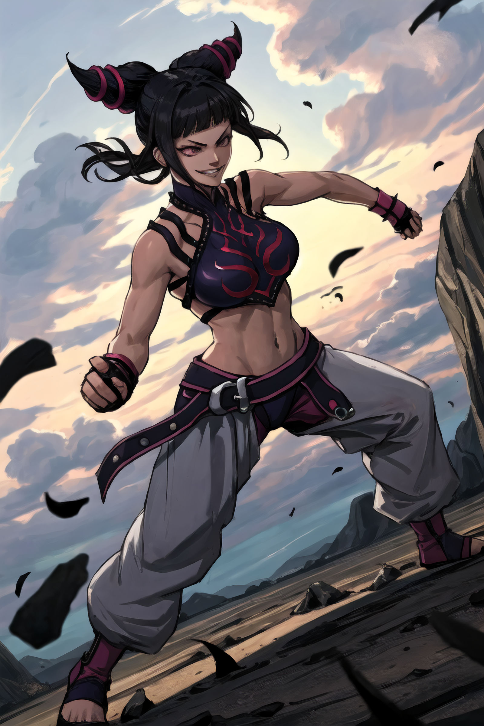 Juri Han Background Juri Han (Street Fighter) by Dantegonist on DeviantArt