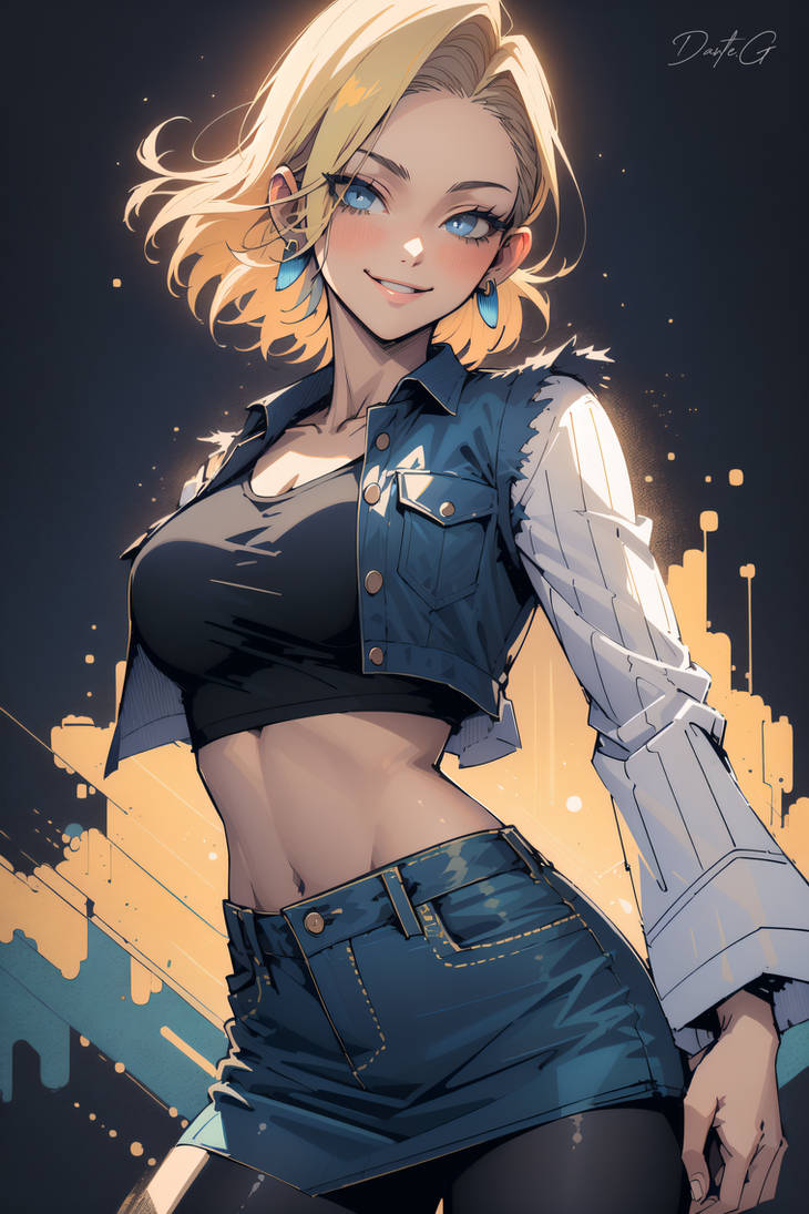 Android 18 Character Design Android 18 - dragon ball z by Dantegonist on DeviantArt