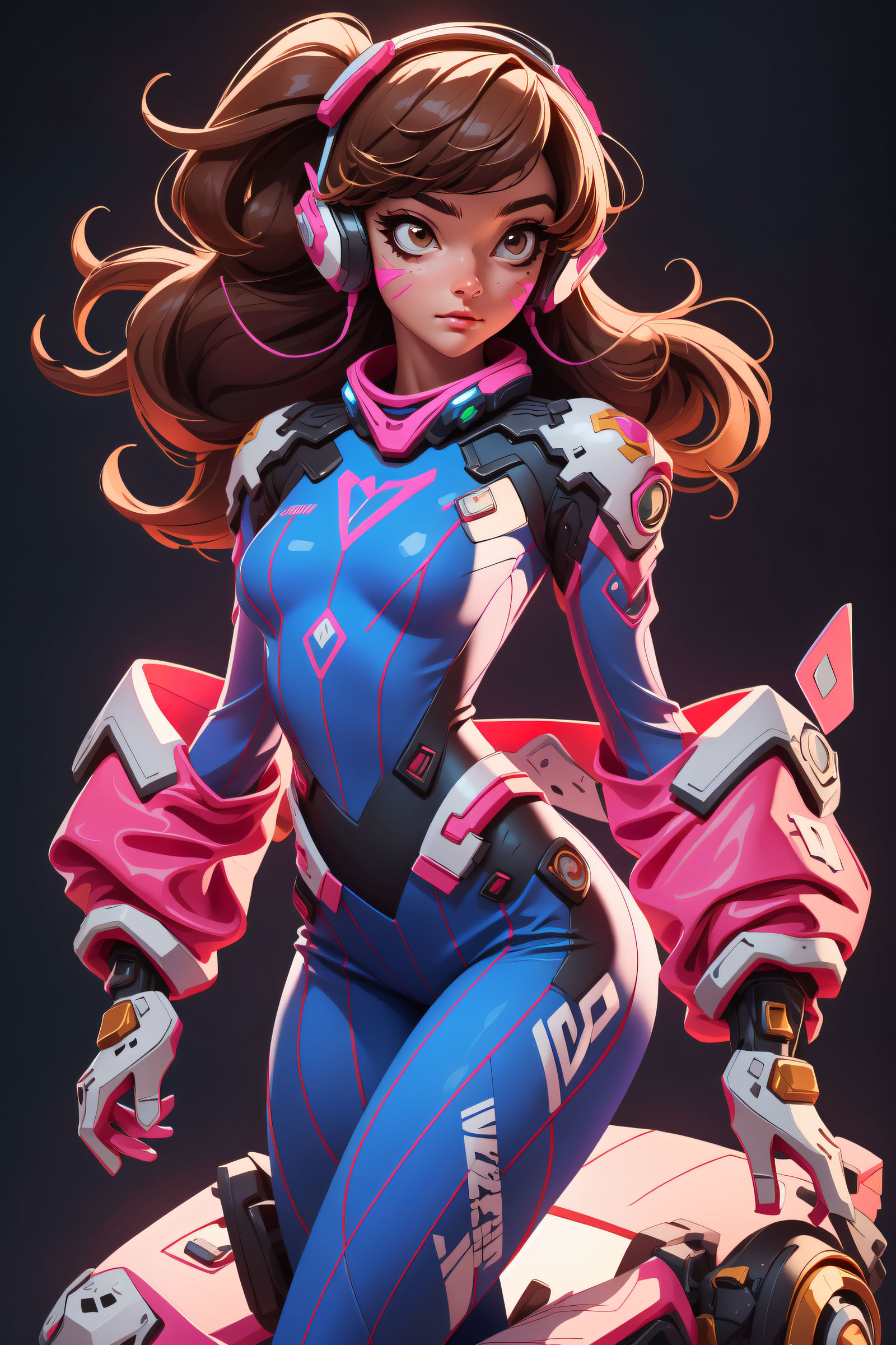 Dva In Game DVA (Overwatch) by Dantegonist on DeviantArt