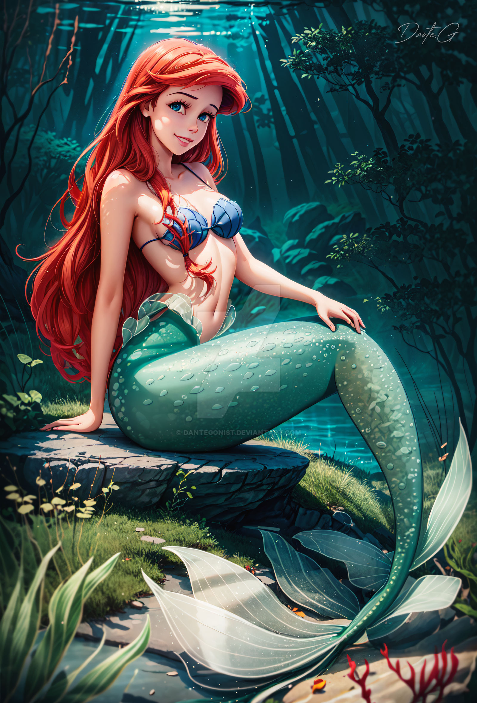 Ariel Mermaid Deviantart - syy52vr