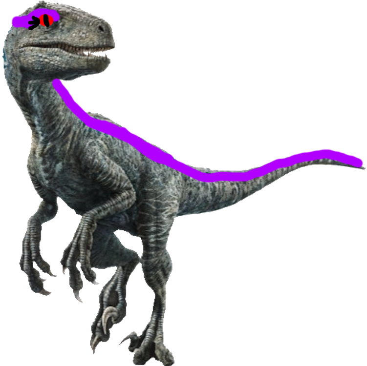 Violet the velociraptor by TLKfan2008 on DeviantArt