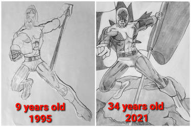 Captain Canuck now vs then