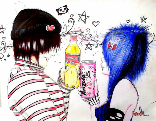 emos and toxic drinks c: