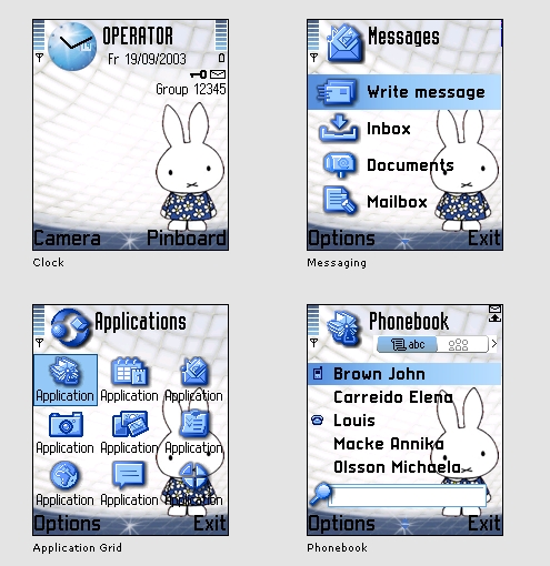 Nokia theme - Miffy by miffona