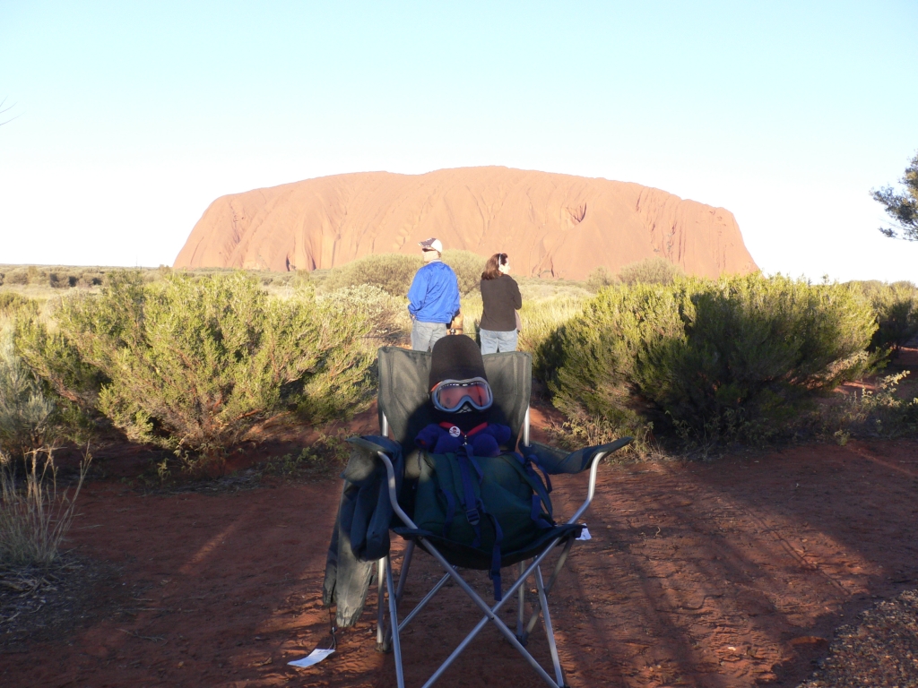 Miffa at Uluru