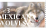 I Love Mexican Wolves Stamp