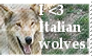 I Love Italian Wolves Stamp