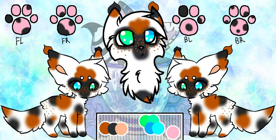 Calico Cat Adoptable by BriarRoseWinterRose