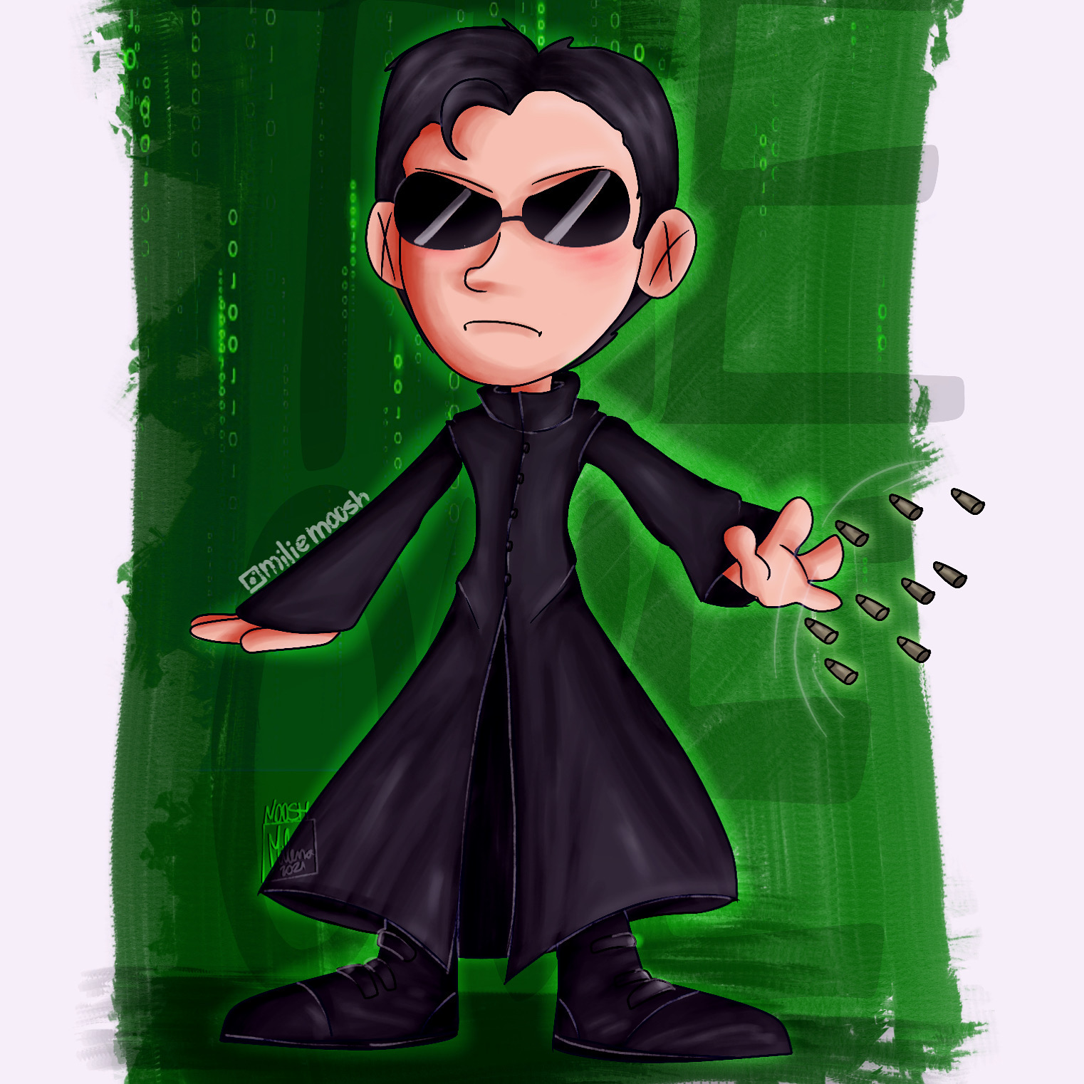 Neo Matrix Loop The Matrix Neo Anime
