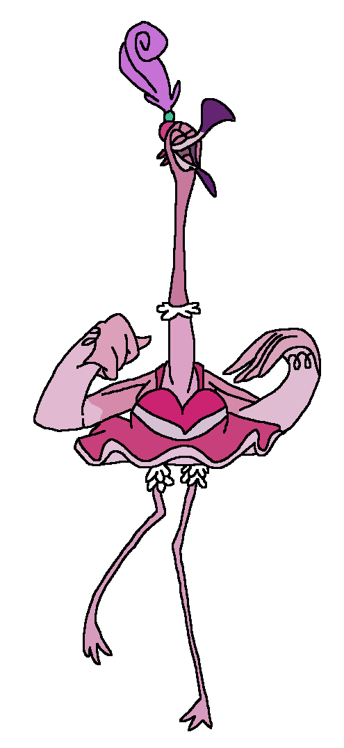 Fran the Toon Flamingo by PhoenixAlaris by bubbles46853 on DeviantArt