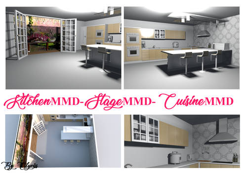 Kitchen MMD - Stage MMD - Cuisine MMD