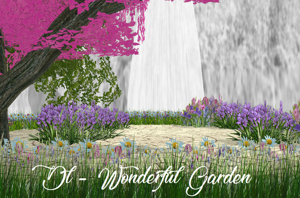 Dl - Wonderful Garden - Stage for MMD by Clyriss on DeviantArt