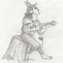 Elmendyrn sketch VI - Young Bard Stag