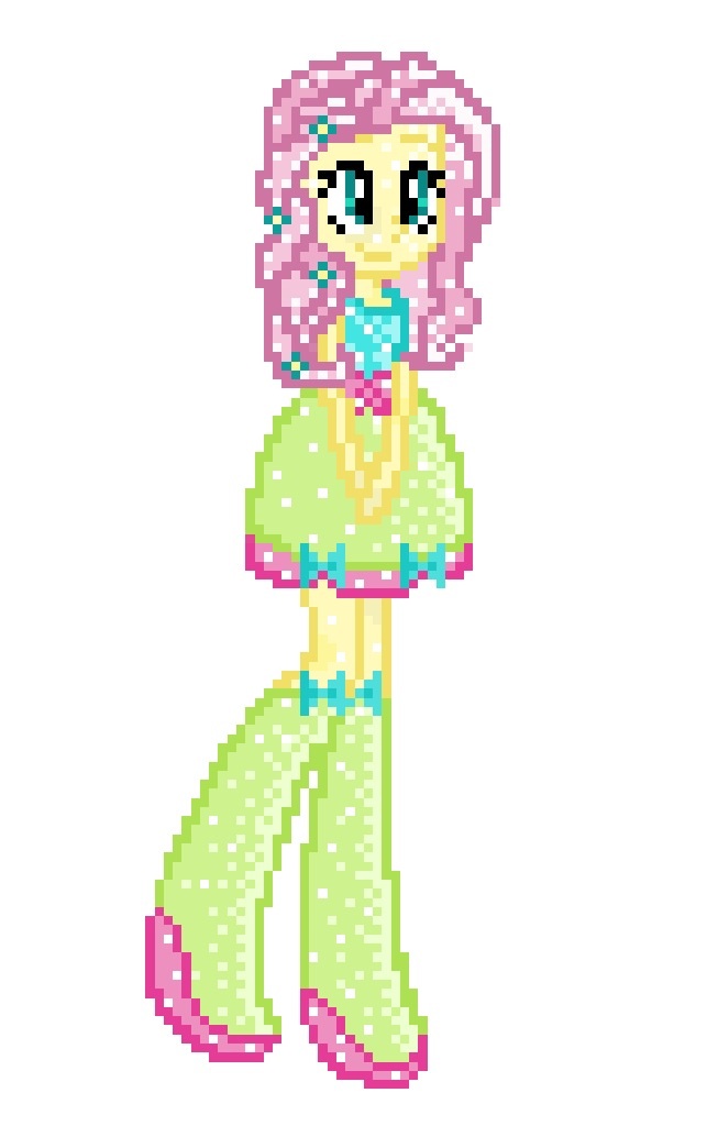 8-bit EG Crystal Fluttershy