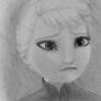 Frozen:Elsa- hand drawn