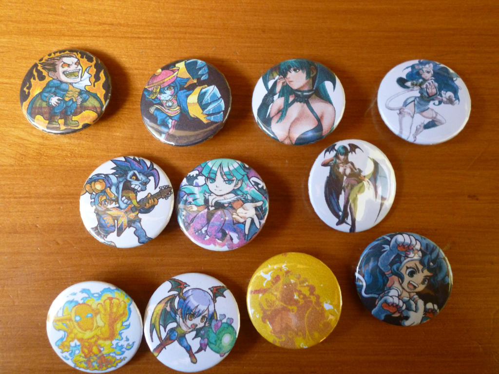 Darkstalkers pins