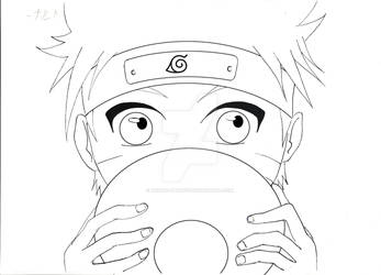 Naruto eats ramen