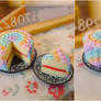 Pastel rainbow cake 1/6 scale