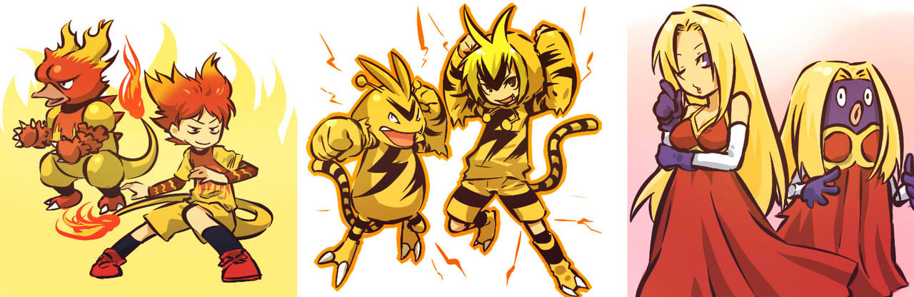 Magmar Electabuzz Jynx hitec ver by Luxaloverzy on DeviantArt