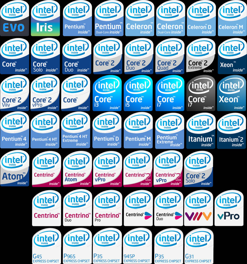 Intel (2020-Presents) Stickers Redesign by Luxaloverzy on DeviantArt