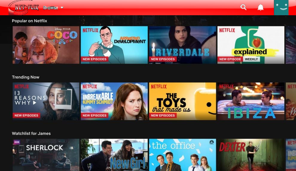 Netflix Layout Problem NeoFluentAero Netflix Layout by Luxaloverzy on DeviantArt