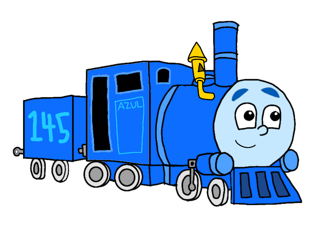 Blue Skeleton Train Azul The Blue Train (Fixed) by kimi-finster on DeviantArt