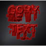 Gory Text Effect