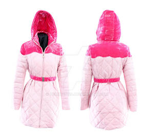 Pink hooded jacket