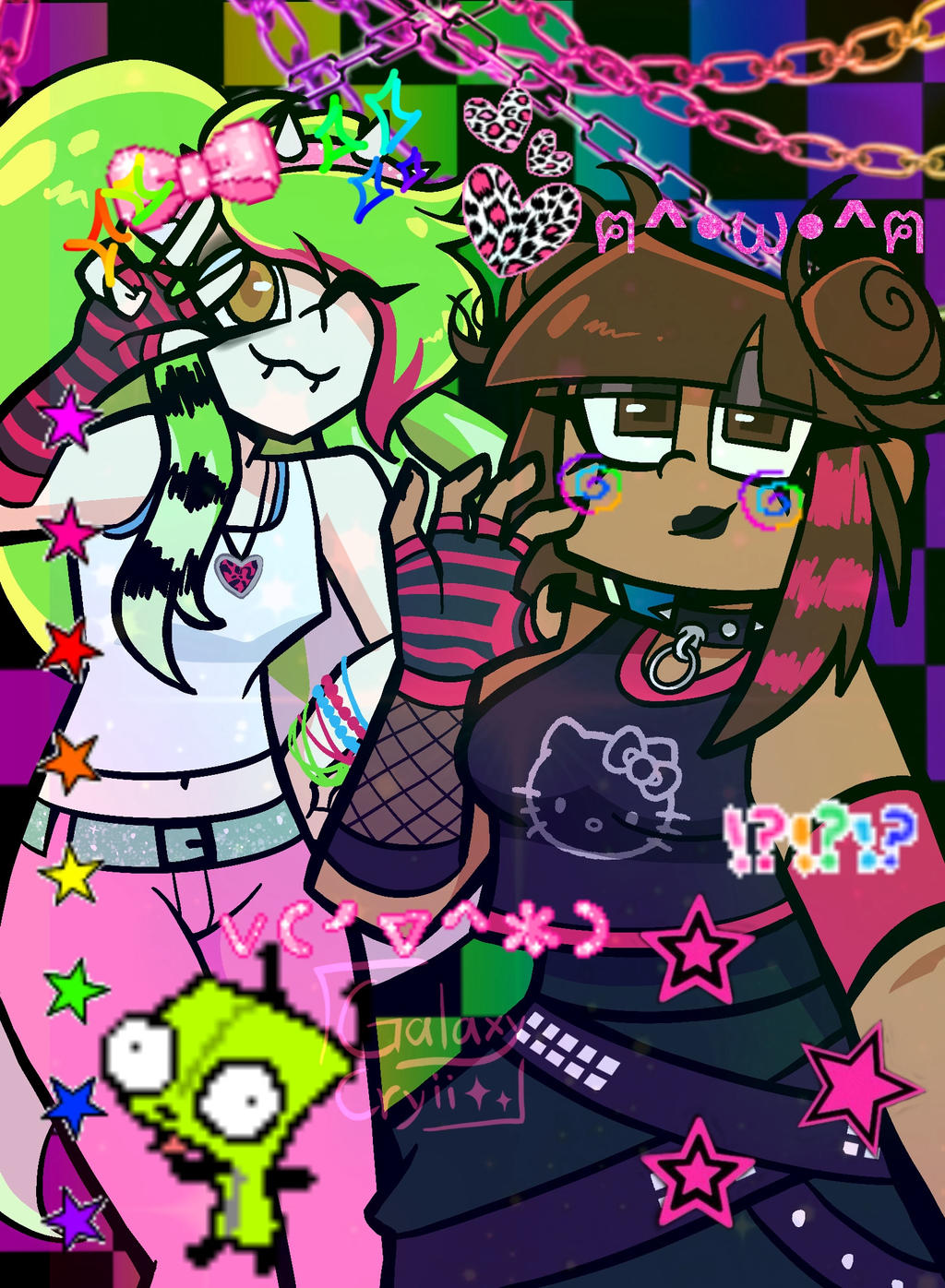 Funcore Oc SCENECORE!! || Oc art by Galaxycryii on DeviantArt