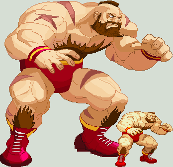 Zangief add colors HD