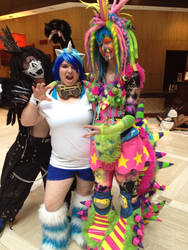 Me, Scopar monster and her boyfriend