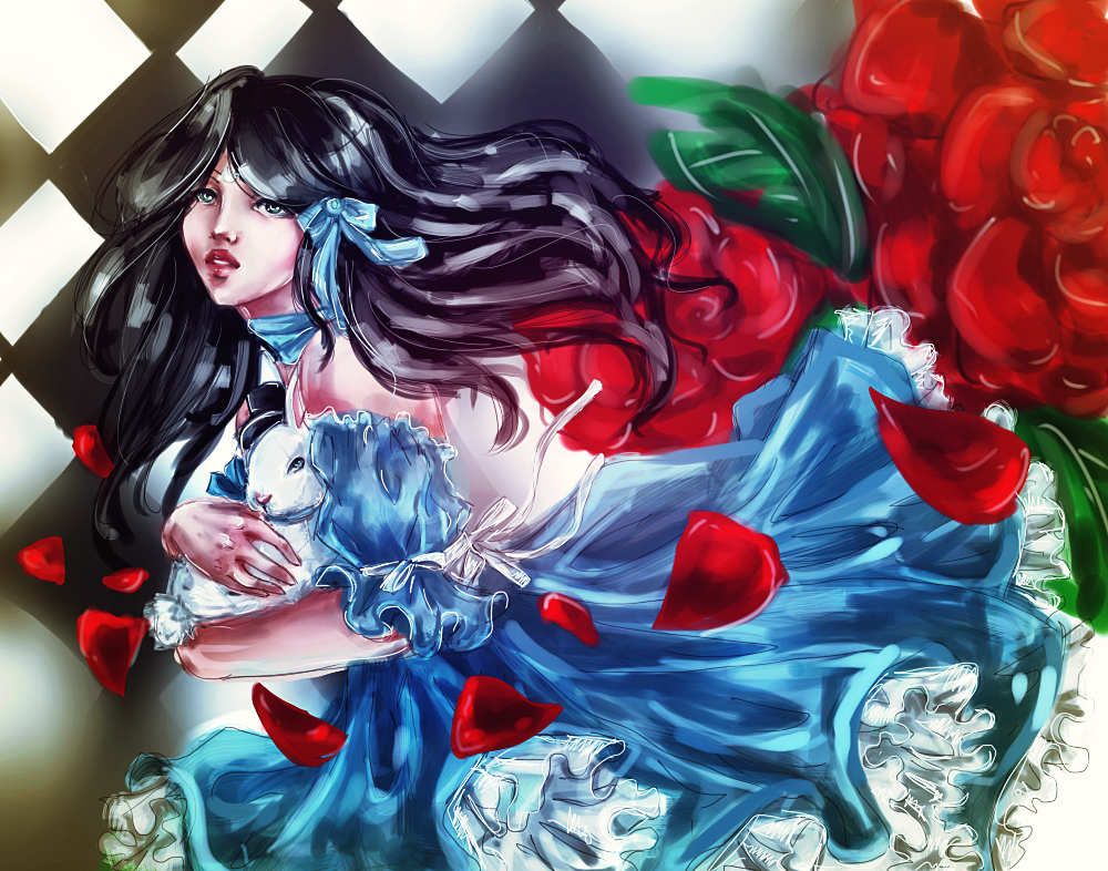 Chang'e as Alice in Wonderland