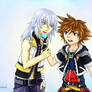 Kingdom Hearts Fanart - Sora and Riku