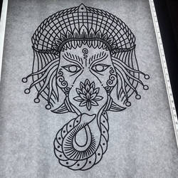 Ganesh tattoo design