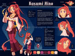Character Sheet - Kasumi Hino by SaiyaGina
