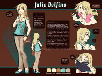 Character Sheet - Julie by SaiyaGina