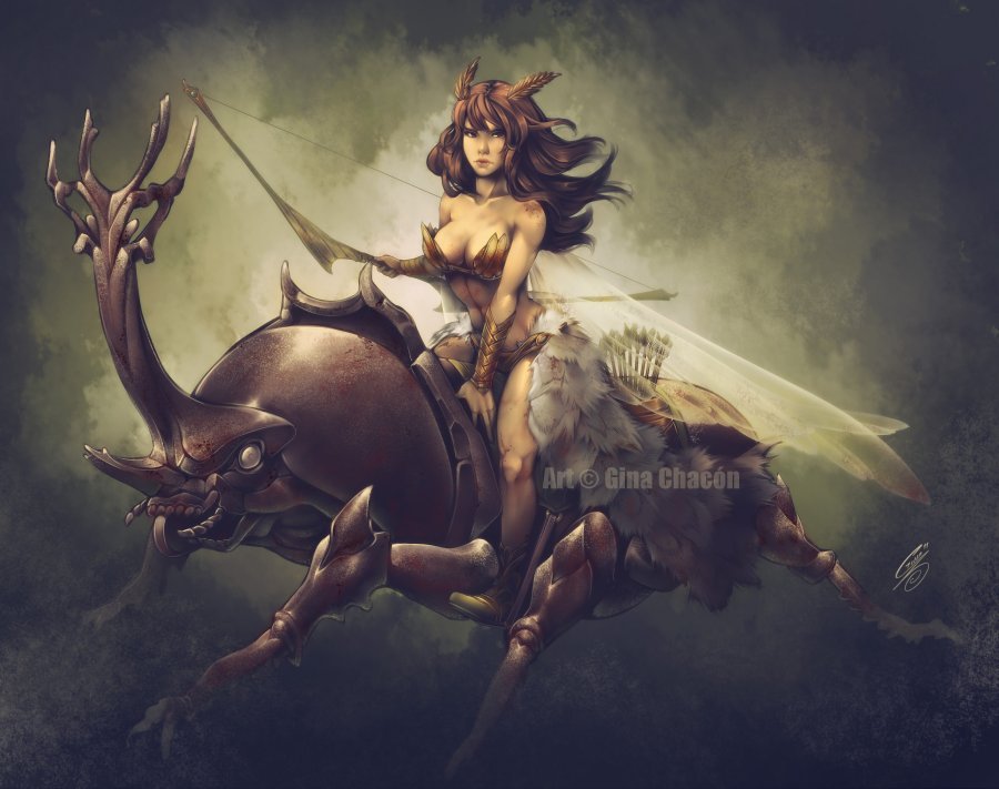 Coleoptera Huntress by SaiyaGina