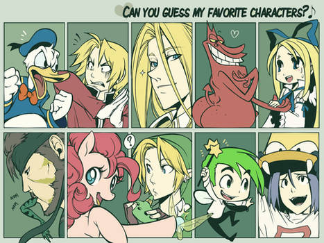 Can you guess my fav charas?