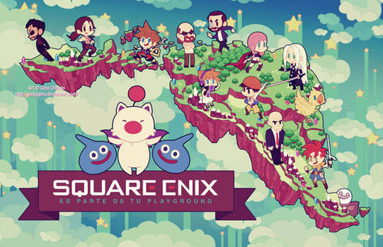 Square Enix poster trial
