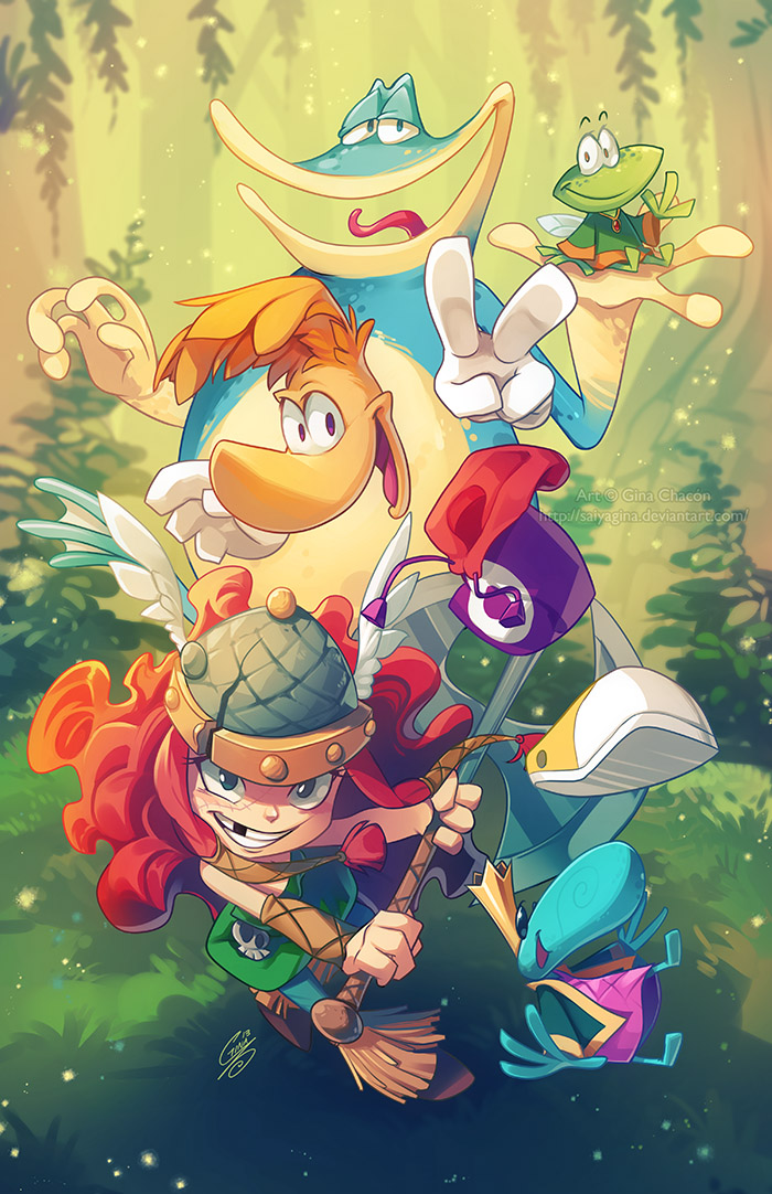 Rayman Legends by SaiyaGina on DeviantArt