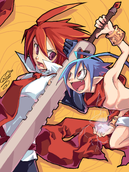 Disgaea - Adell vs Laharl