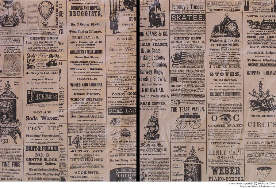 texture: vintage newspaper by sophiaastock
