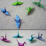 stock 359: paper cranes