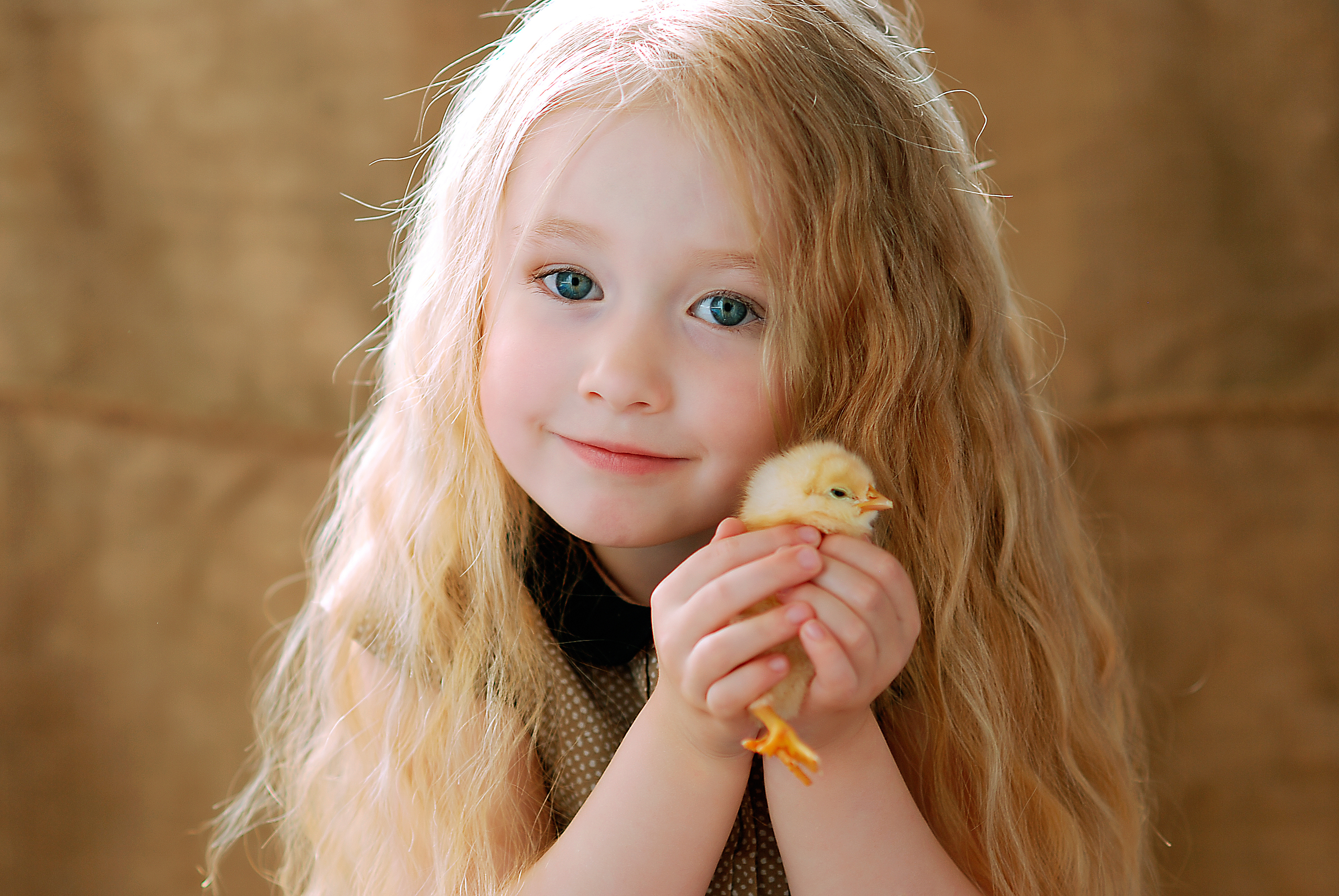 Little Girl With Chicken 3 By Anastasiya Landa-d7j