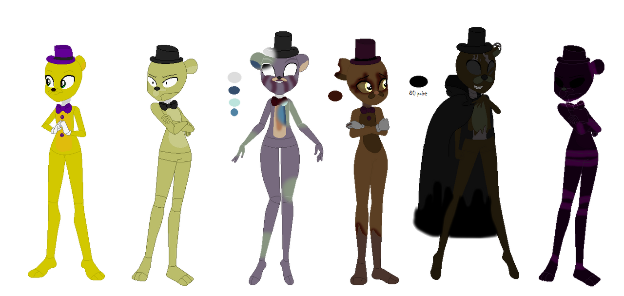Fredbear and Golden Freddy are different animatronics.