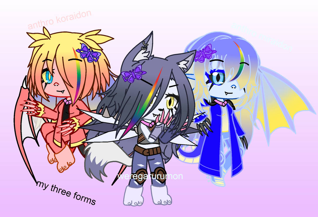 My Forms and New Weregarurumon Form by Jamsa49 on DeviantArt